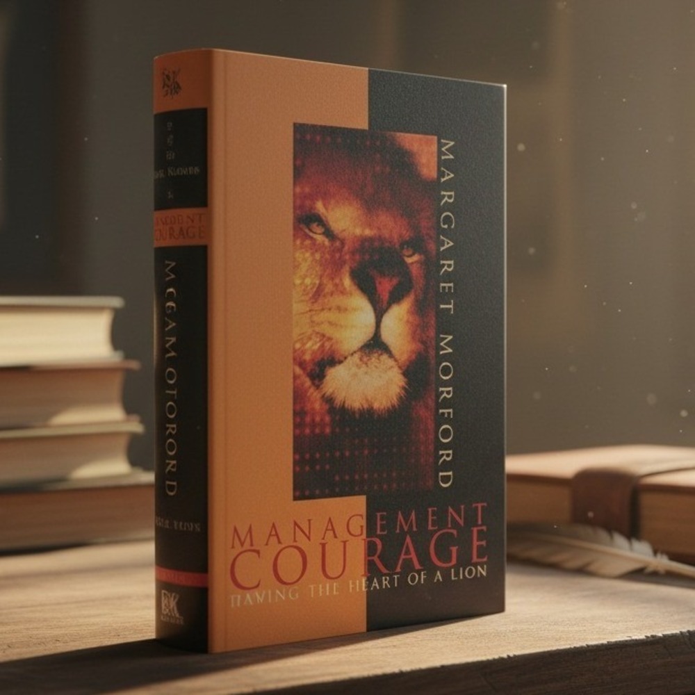 Management Courage Margaret Morford Signed Hardcover Lion Leadership Book 2006